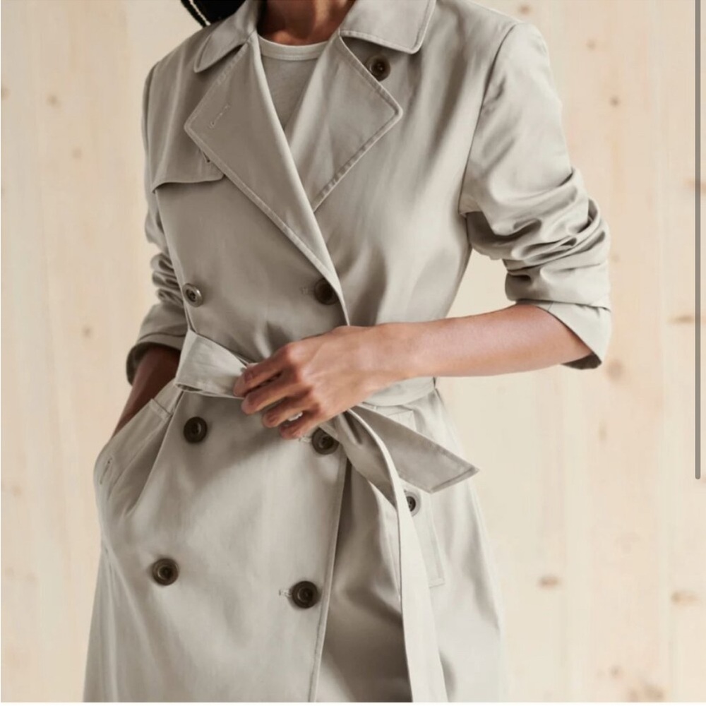 NWOT- Jenni Kayne Classic Double-Breasted Trench Coat
